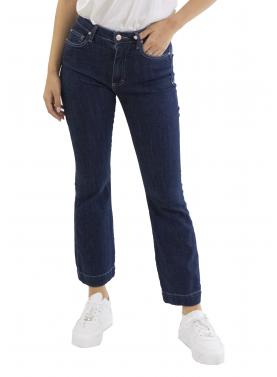 Jeans a zampa vita media cropped Please 
